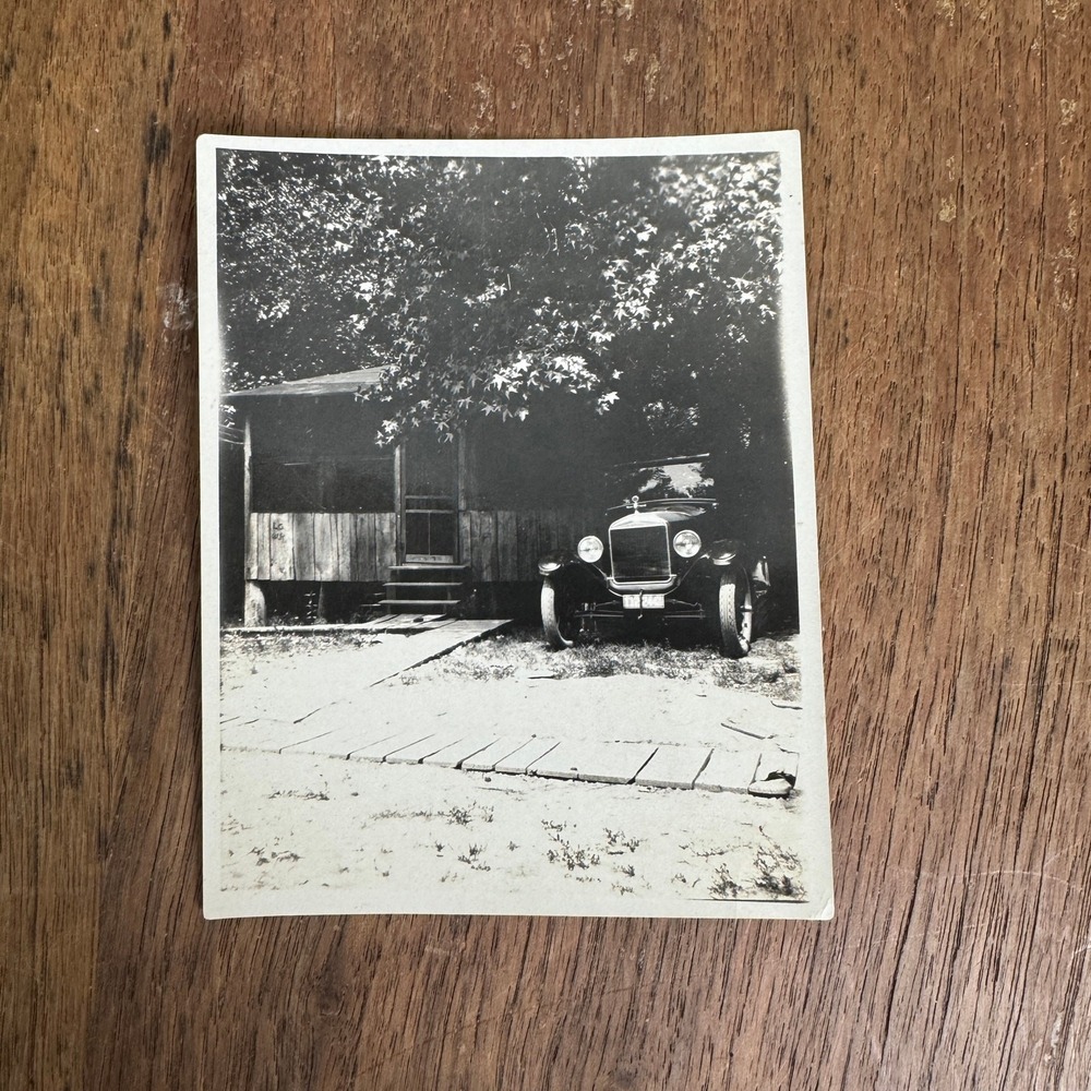 1920 Shawneetown Illinois Cabin Model T Smith‎ & Butterfield Evansville IN Photo